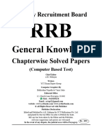 RRB GK Chapter Wise Solved Papers 2024 English Medium