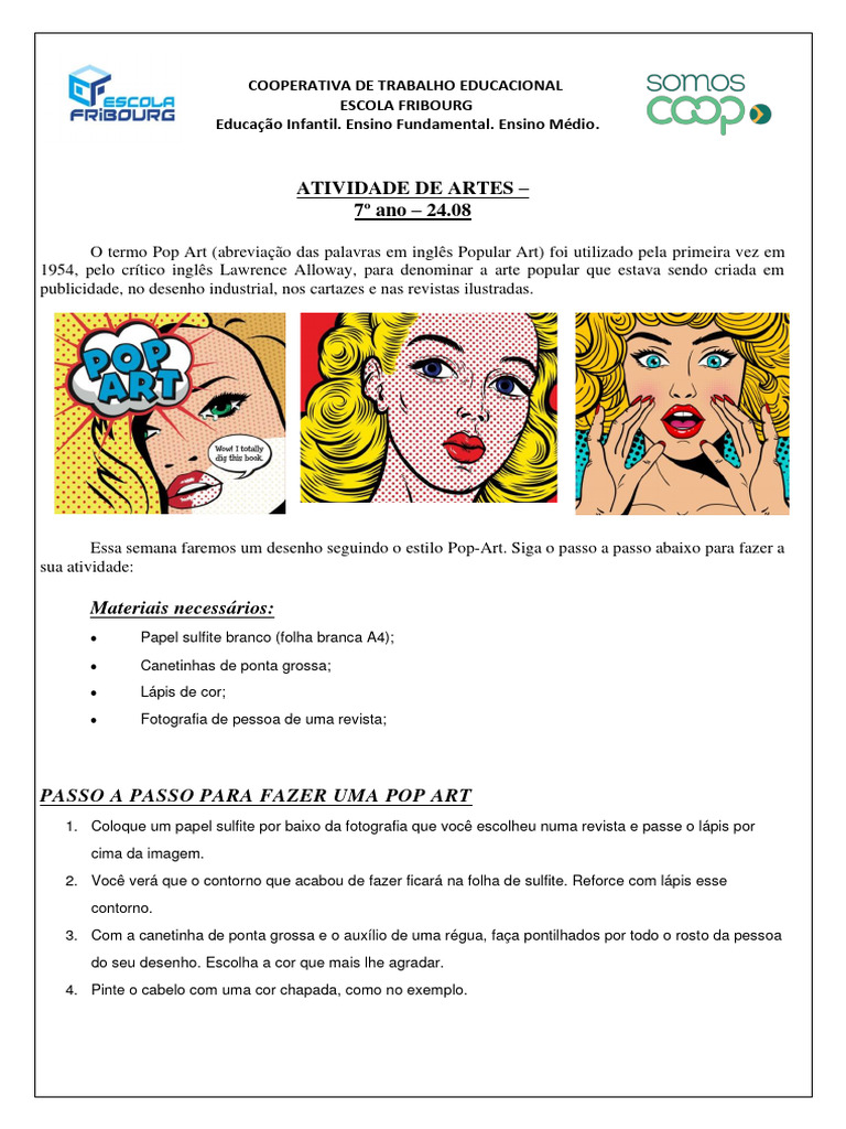 ATIVIDADE-DE-ARTES-7º-ANO-27.08 | PDF