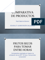 Comparativa coctel rodeo y coctel tostado ambos de la marca Hacendado. Raúl Satorre