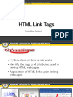 HTML Link Tags: Embedding Content
