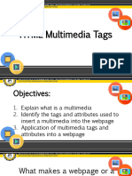 HTML Multimedia Tags