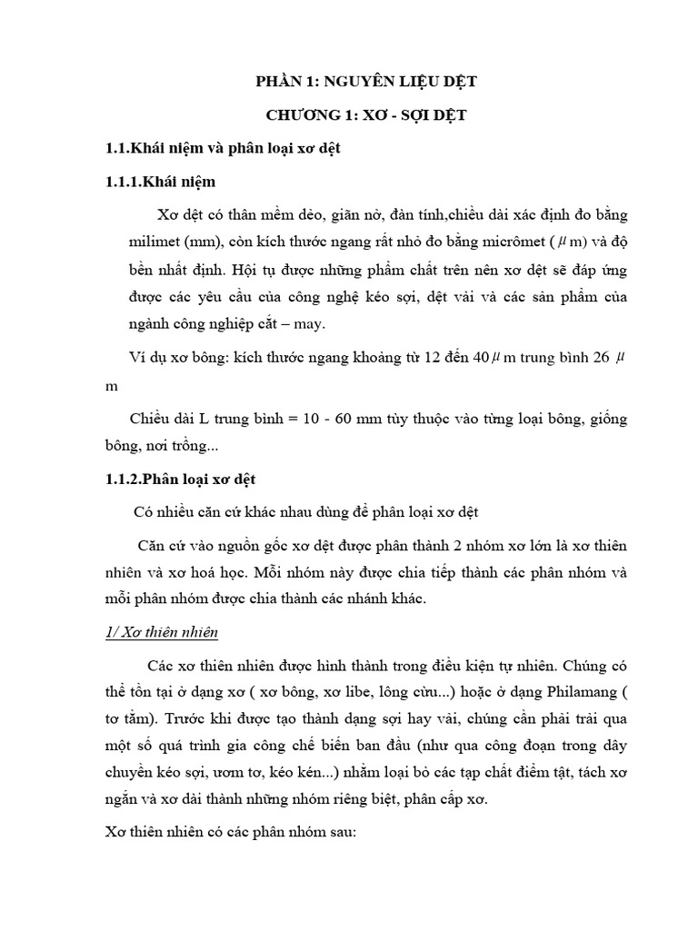 Chuong 1 Cac Loai XÆ Det | PDF