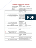 Pago de Impuestos en Documentos Notariales