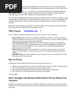 Russian Math School Newton Homework