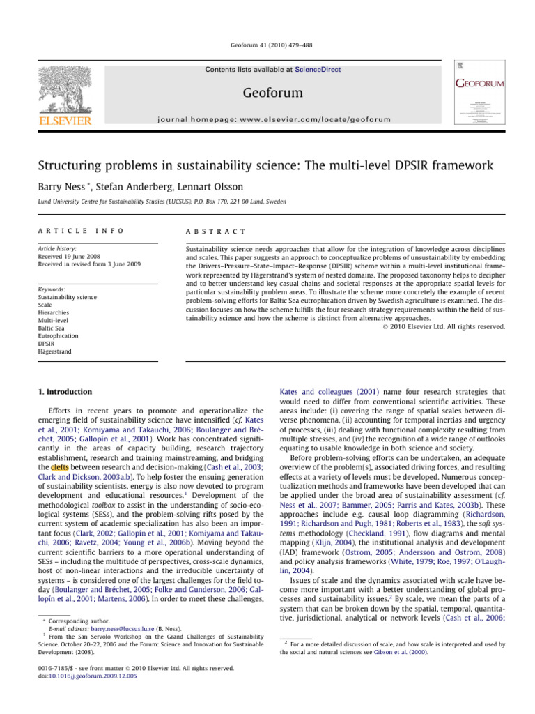 2010-Structuring Problems in Sustainability Science - The Multi-Level ...