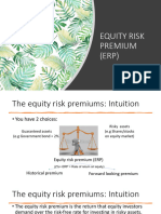 Session 6 Gửi Lớp - Equity Risk Premium (ERP)