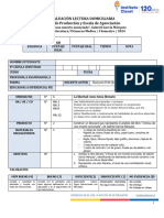 Evaluación Lectura Domiciliaria Pauta de Producción y Escala de Apreciación