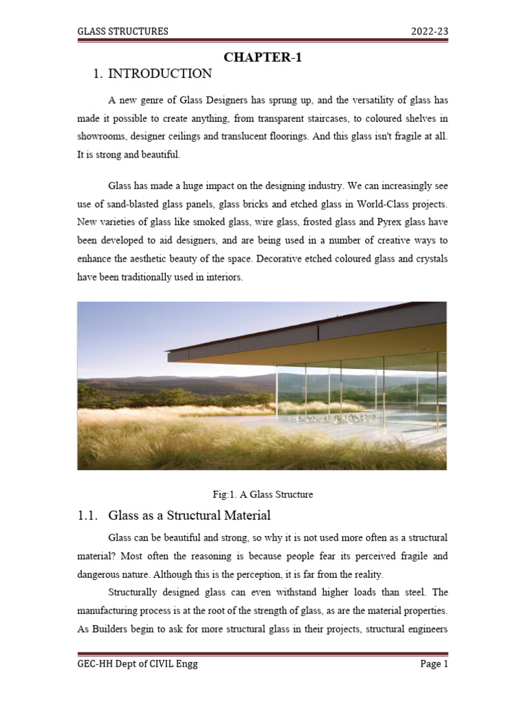 Structural Glass Design Guide | PDF | Glasses | Roof