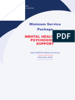 IASC MHPSS Minimum Service Package