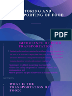 Storing and Transporting of Food