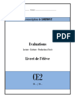 New Livret Eleve Debut CE2 Francais Format PDF 3