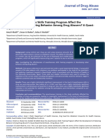 Does The Assertiveness Skills Training Program Affect The Development of Sobering Behavior Among Drug Abusers A Quasi Ex