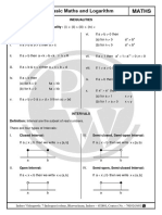 Basic Maths and Logarithm