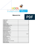 Material List
