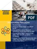 Evaluasi Mutu Beton Dalam Pengawasan Konstruksi