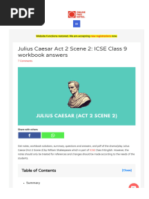 Julius Caesar Act 2 Scene 2