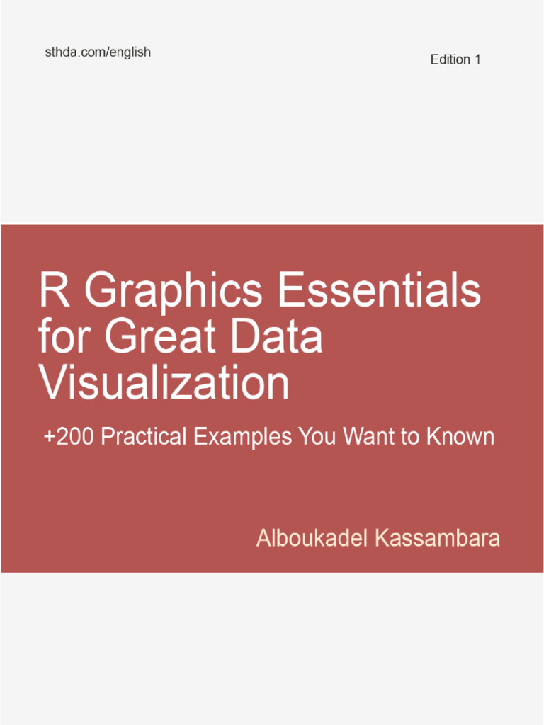 R Graphics Essentials For Great Data Visualization | PDF | R ...