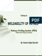 Weldability of Metals