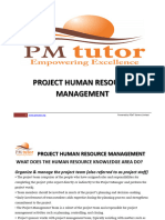 7. Project Human Resources Management