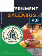 Government Ijmb Syllabus