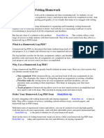 Homework Log PDF