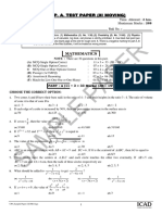 Sample Paper-2 years course- XI Moving-Engineering