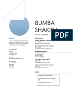 shakira CV