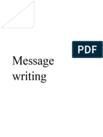 Message Writing