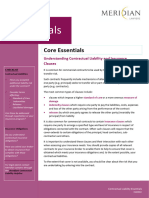 Contractual Liability Essentials Core Essentials for Clients