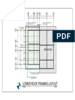 Lower Roof Framing Layout