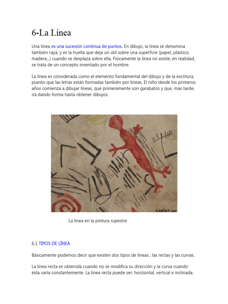 Tipos y Composición de Líneas en el Arte | PDF | Composición (artes ...