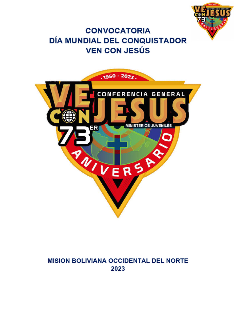 Dia Mundial Del Conquistador Descargar gratis PDF Oración
