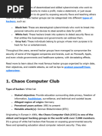 A Hacker Group Is A Team of Decentralized and Skilled Cybercriminals Who Work To Infiltrate and Exploit Networks To Make A Profit