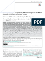 Nematicidal Activity of Pyrolisate of Bambusa vulgaris on Root-Knot Nematode; Meloidogyne incognita of Lettuce