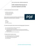 IEC62443 Knowldge Check (IC32,33,34,37 Questions)