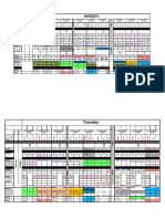 August-December Provisional Timetable 2023