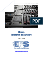 Xerase Enterprise Data Erasure: User'S Guide