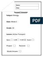 G10 Biology Active Transport HW 65480