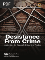 Desistance From Crime: Implications For Research, Policy, and Practice