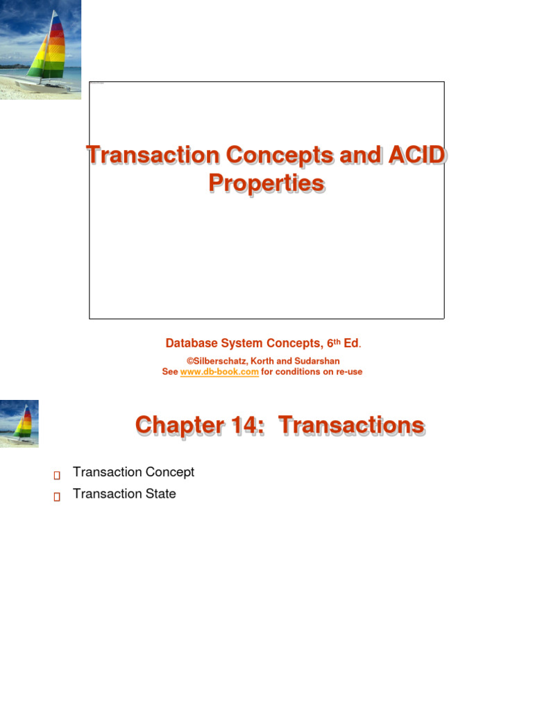 ACID Properties in Database Transactions | PDF | Database Transaction ...