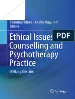 Ethical Issues in Counselling N Psychotherapy Practice