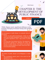 CHAPTER II THE DEVELOPMENT OF PUBLIC FINANCE