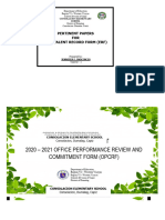 Pertinent Papers FOR Equivalent Record Form (Erf) : Department of Education Region VI - Western Visayas