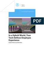 In A Hybrid World, Your Tech Defines Employee Experience