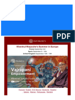 Fwd: Last Chance Enrollment: Vajrapani & Vajra Vega Empowerments Khentrul Rinpoc