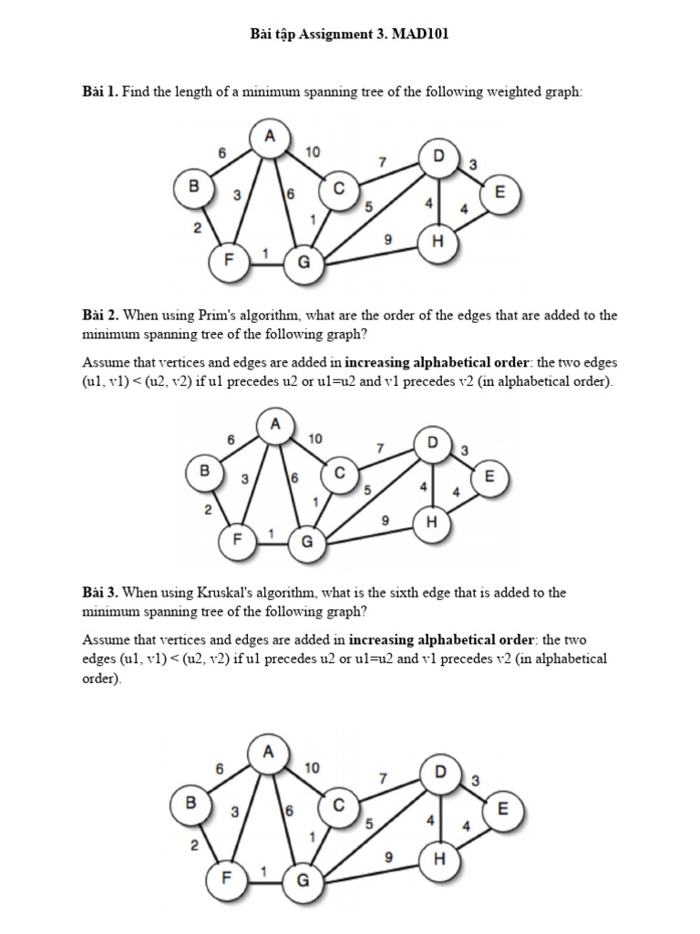 Bài tập Assignment 3 | PDF