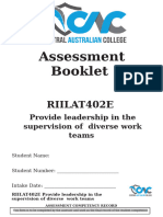 RIILAT402E CAC Assessment Booklet