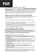 A1 C2 Standard For Students