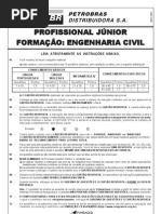 PROVA 17 - PROFISSIONAL JÚNIOR - FORMAÇÃO ENGENHARIA CIVIL