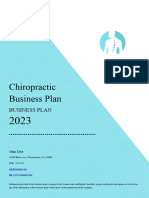 Chiropractic Business Plan